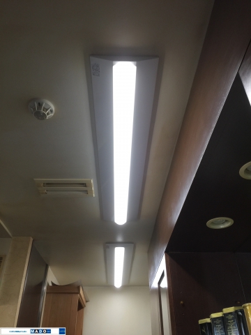 LED照明（panasonic NNL4100ENCLE9）に省エネ交換工事!!(大阪市生野区T様)